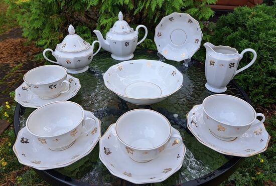 Tējas un kafijas servīzes, RĪGAS PORCELĀNS