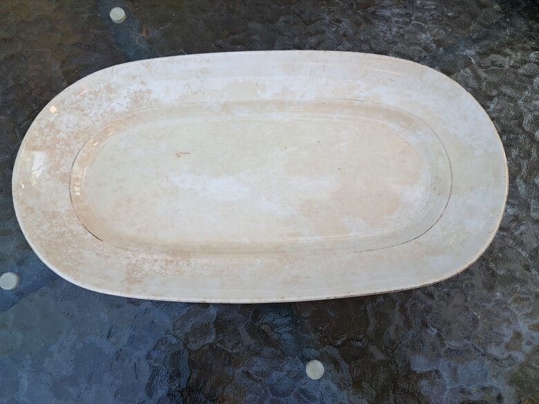 Fajansa ovāls garenais servējamais šķīvis VILLEROY&BOCH ar un bez dekola, Dresden (Citi rpt 307)