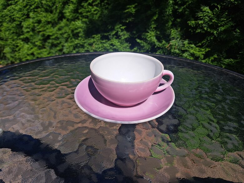 Tējas pārsi, servīze "Marijka", monohroma gaiši lillā krāsa bez zelta, PFF (Marijka 102)