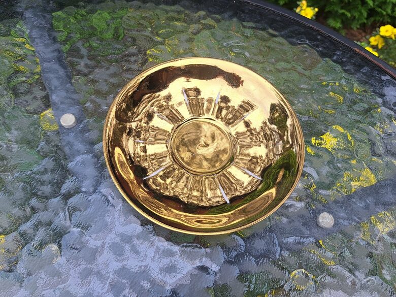 Apakštase, servīze "Sigulda", pilnīgs zelta pārklājums, RPR (Sigulda 207)