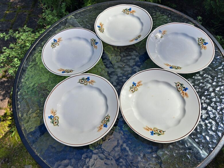 Šķīvji maizes ar vārpu 17cm, Ārija, RPR