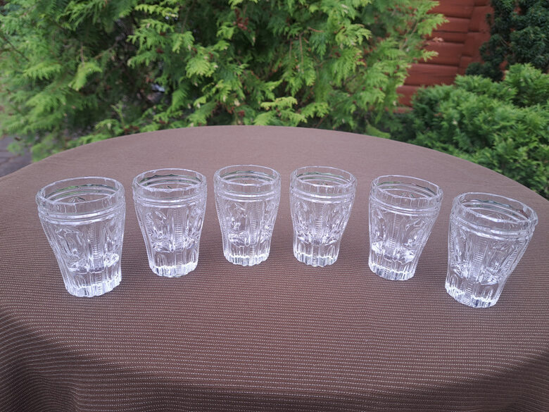 Kristāla glāzīšu komplekts 6 personām, tilpums 50ml (Kristāls gl 149)