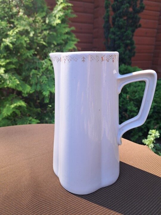 Sulas krūze 1L,  60.-ie gadi, pelēka bez dekola/zelta (nav bijis), PFF (Krūze 83)