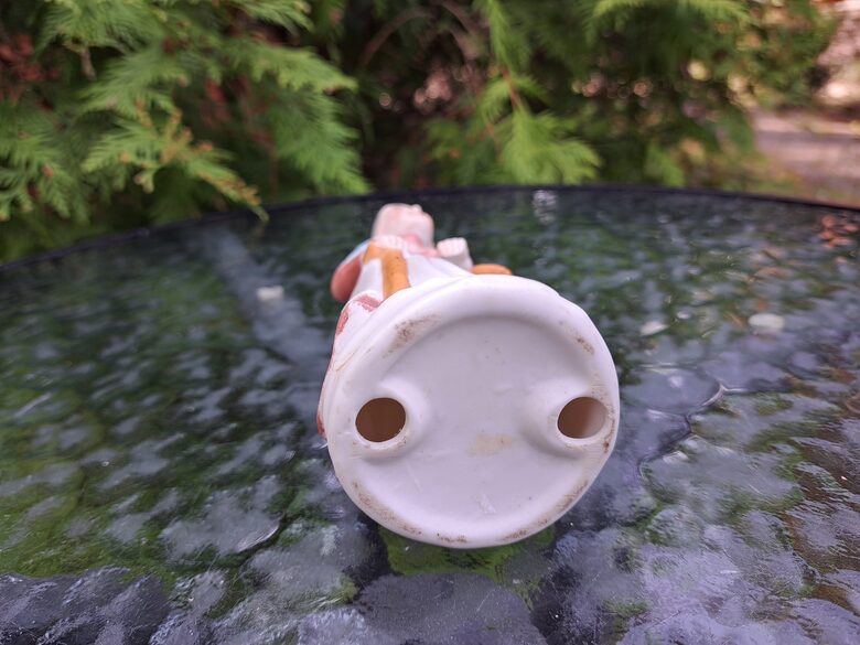 Figūriņa "Omīte ar groziņu"  h=17,5cm, Taizeme. Pliasa (Figur citi 30)