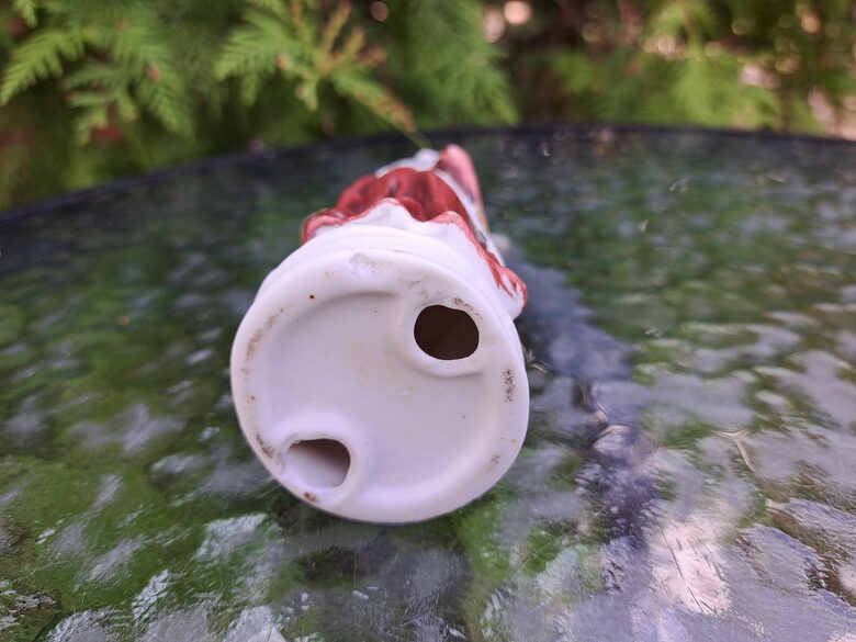 Figūriņa mazā "Omīte ar groziņu brūnā kleitā"  h=15cm, Taizeme (Figur citi 32)