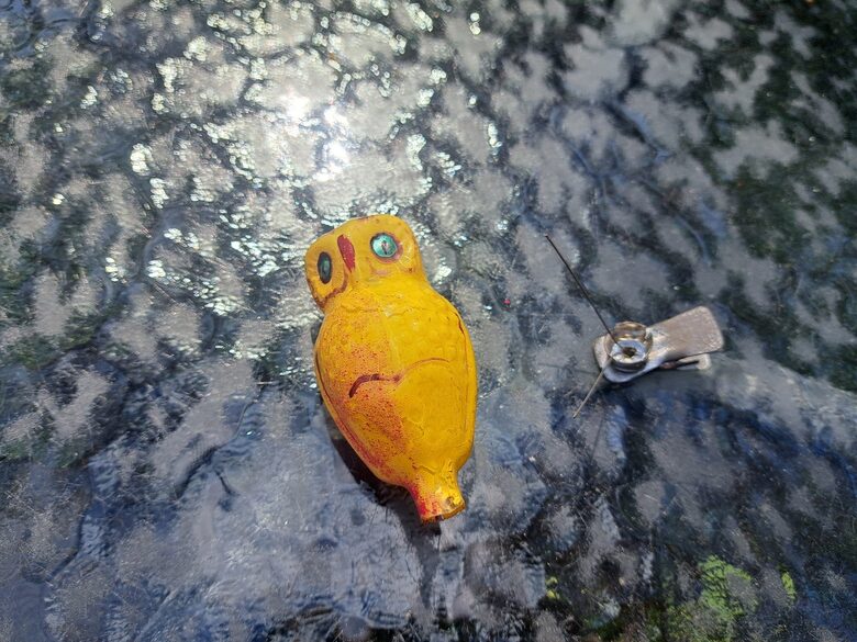 Ziemassvētku eglīšu rotājumi - Pūce dzeltena (Egle putni 26)