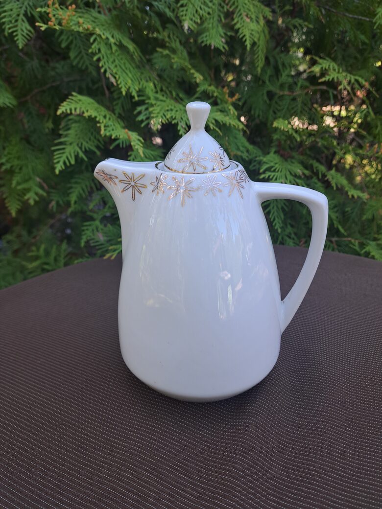 Kafijas kanna "Ausma" balta ar zvaigznēm, PFF (Ausma 114)