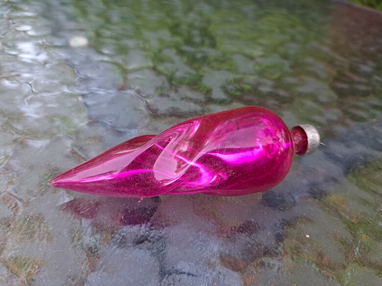 Koši rozā lāsteka, puse caurspīdīga, h=10cm (Egle lāsteka 27)