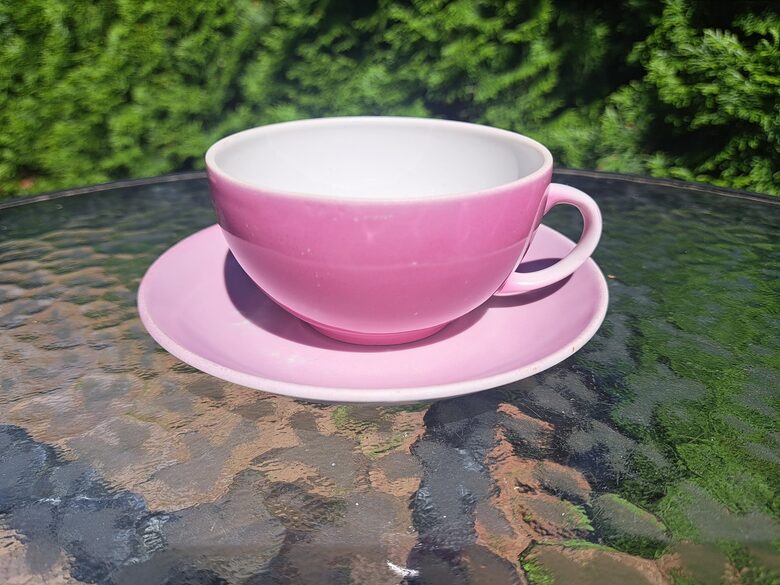 Tējas pāri, servīze "Marijka", monohroma lillā krāsa bez zelta, PFF (Marijka 103)