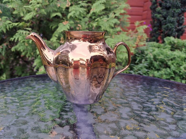 Tējkanna bez vāciņa, servīze "Sigulda", pilnīgs zelta pārklājums, RPR (Sigulda 205)