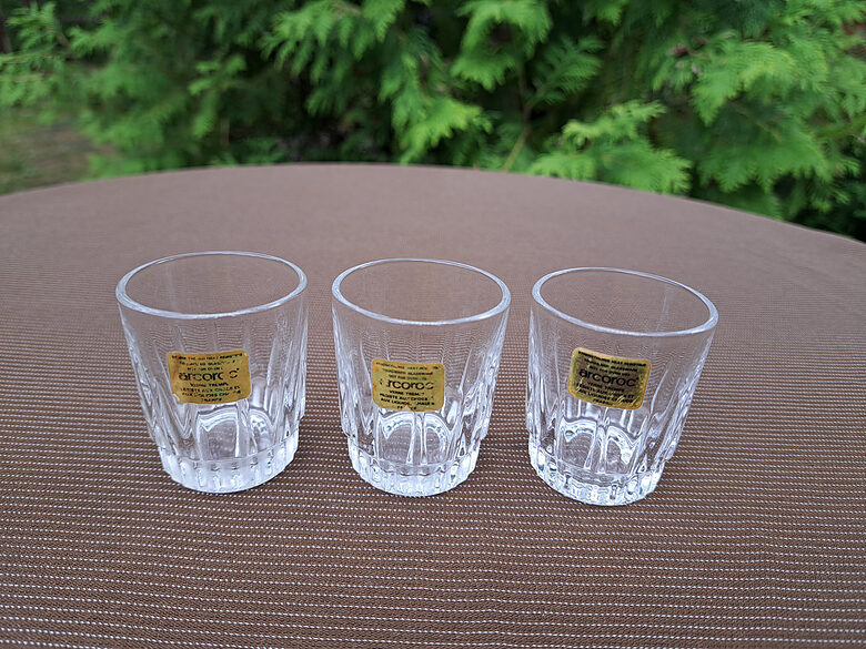 Glazīšu 50ml, komplekts 3 personām, Arcoroc (Stikla gl 486)