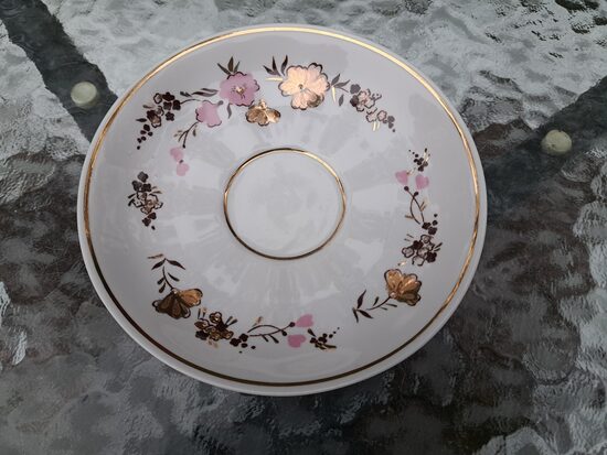 Apakštase ar rozā un zelta puķēm "Sigulda", RPR (Sigulda 187)