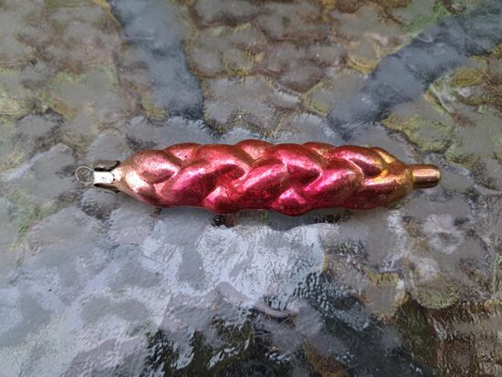 Vārpa dzelteni rozā. Izmēri 10,5cmx2cm (Egle dārzeņi 19)