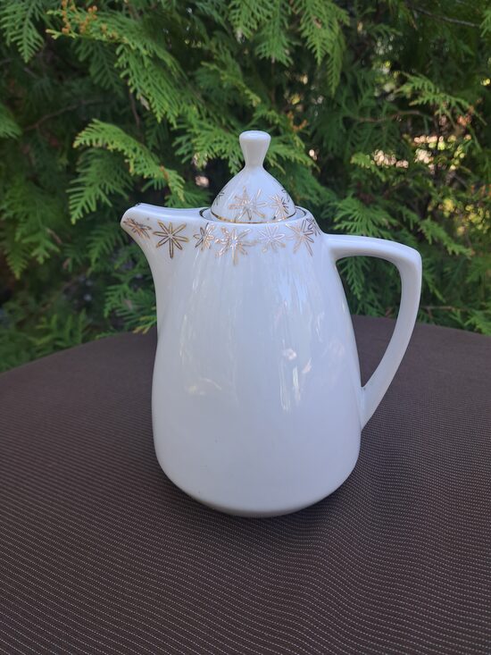 Kafijas kanna "Ausma" balta ar zvaigznēm, PFF (Ausma 114)