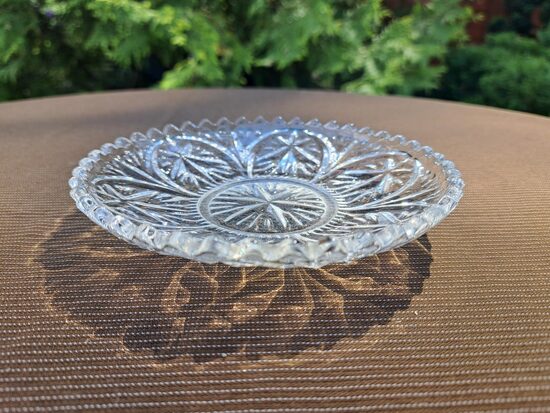 Presēta stikla bļodiņa, sērija "Monako", Iļģuciema stikla fabrika (Stikls sk 265)