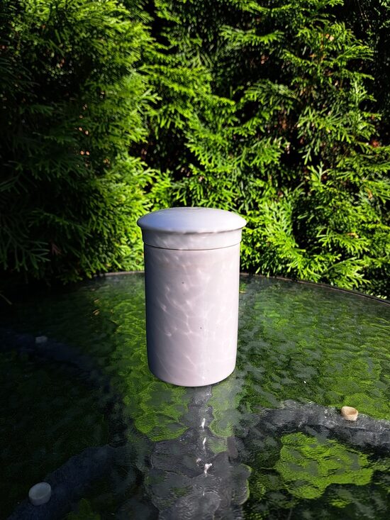 Burka biezā porcelāna ar vāku, tilpums 250ml, LFZ (LFZ 78)