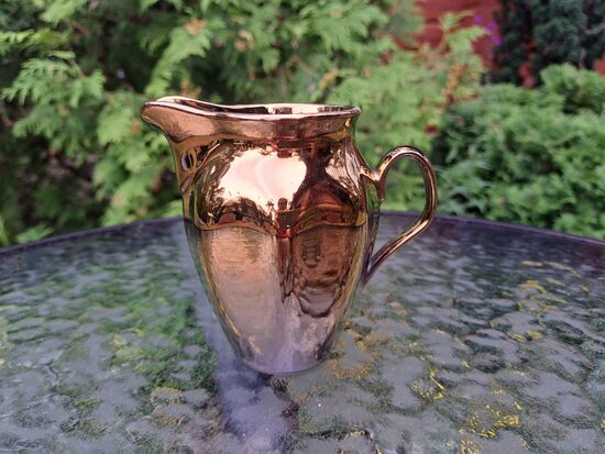 Krējuma kanniņa, servīze "Sigulda", pilnīgs zelta pārklājums, RPR (Sigulda 206)