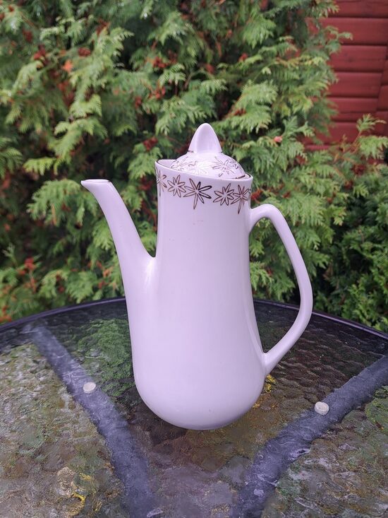 Kafijas kanna mazā ar zelta zvaigznēm, kafijas servīze "Stella", PFF (Stella 104)