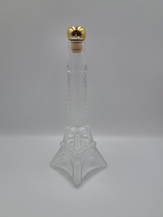 Karafe-pudele " Eifeļa tornis" stikla, korķis, 200ml. Augstums ar korķi 26cm (Citi st 234)