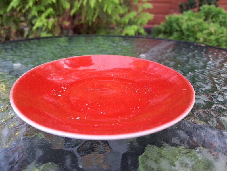 Apakštase ķeģeļkrāsas bez zelta, tējas servīze "Sakta", PFF (Sakta 44)