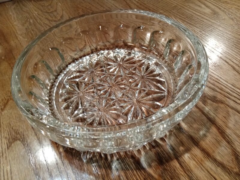 Smaga vintāža izspiesta stikla bodiņa (Stikls sk 31)