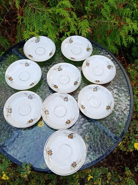 Apakštases, plānsienu servīze "Diāna" ar mazām puķītēm (Diāna 42)