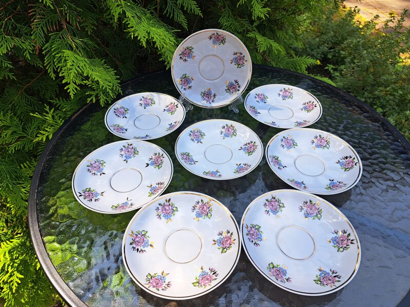 Apakštase no servīzes "Sigulda" ar retu dekolu (rozes ar neaizmirstulītēm) (Sigulda 40)