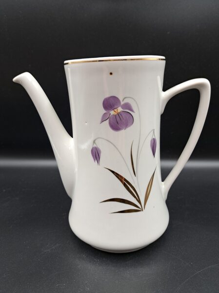 Kafijas kanna bez vāciņa  "Vasara" ar vijolītēm, RPR (Vasara 62)