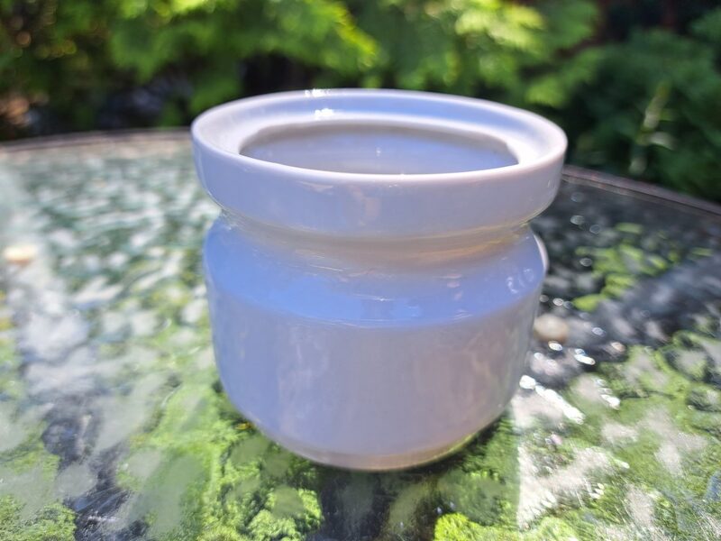 Cukurtrauks bez vāciņa pilnīgi balts, pusdienu servīze "Aija-2", RPR (Aija-2 pus 82)