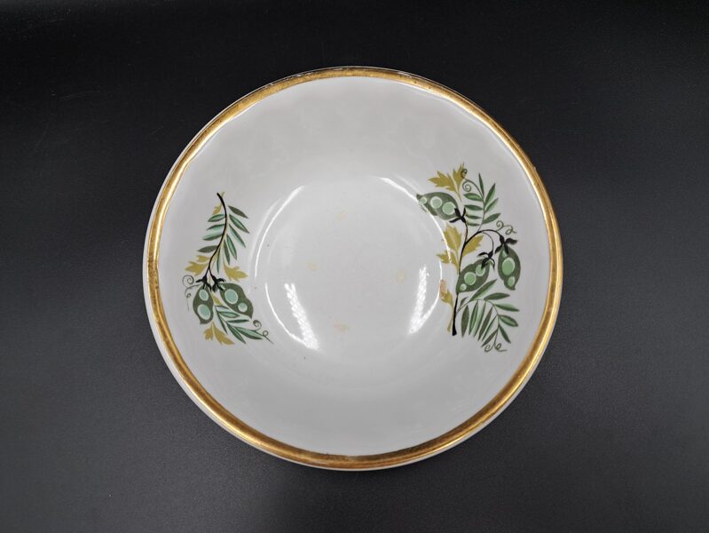 Salātu bļodiņa vidēja ar pakšu zirņiem, RPR. Diam.15,5cm (Citi pusd 184)