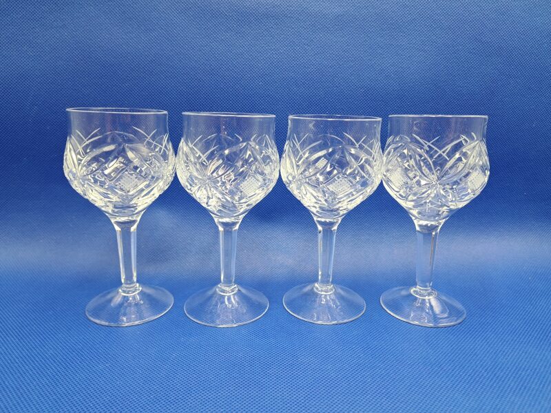 Kristāla vīna glāzesa 100ml uz kājiņas (Kristāls gl 81)