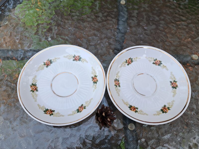 Apakštases, plānsienu servīze "Diāna" ar mazām puķītēm, RPR (Diāna 39)