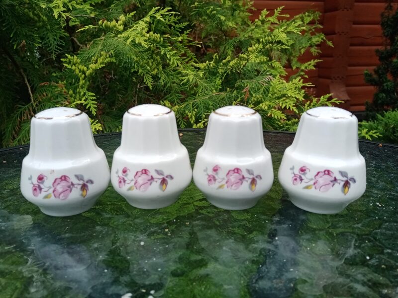 Sāls trauks, pusdienu servīze "Māra" ar ādeļziediem un zeltu (Māra pusdienu 59)