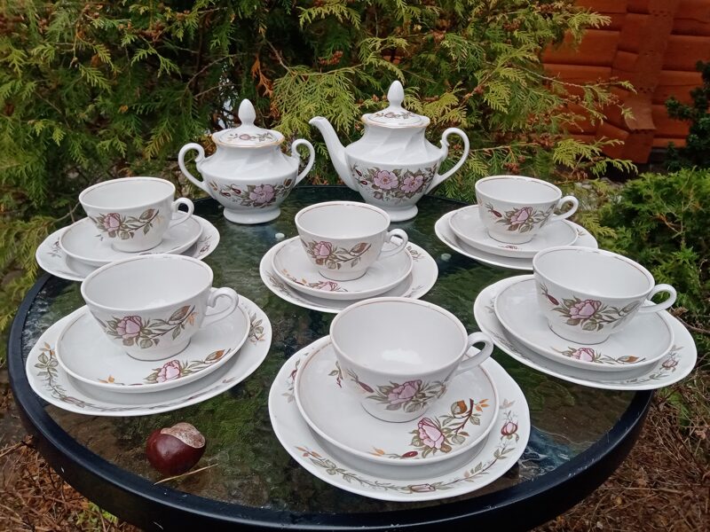 Jauna tējas servīze "Viktorija", rūpnīcas kastē, 20 prieksmeti, RPR (Viktorija t 52)