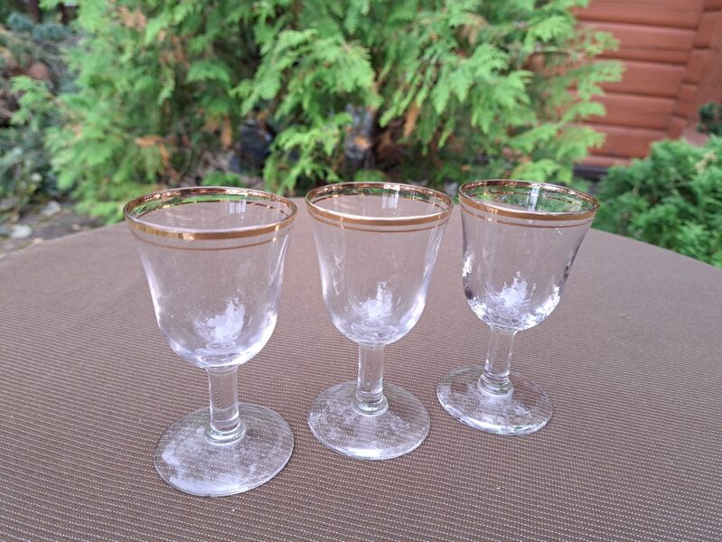 Kristāla liķiera glāzīšu komplekts 3 personām, 50ml (Kristāls gl 38)