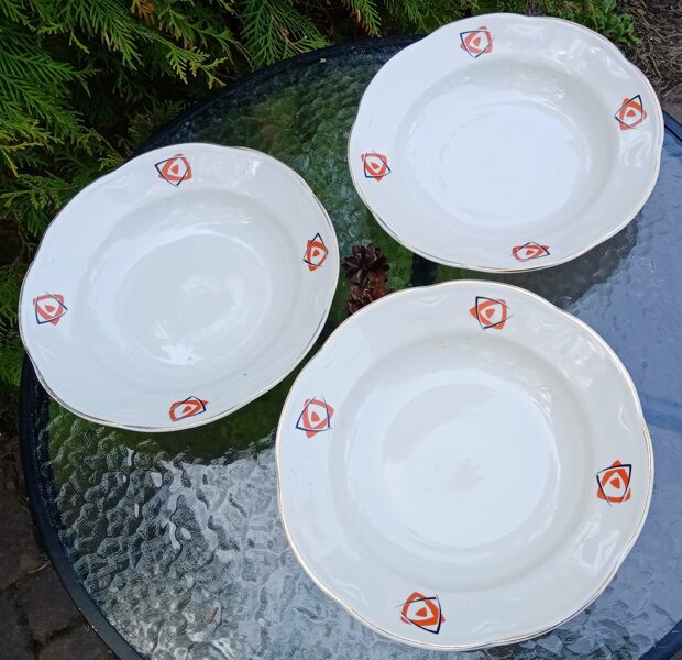 Šķīvji zupas no pusdienu servīzes ROKOKO, PFF (Rokoko 46)