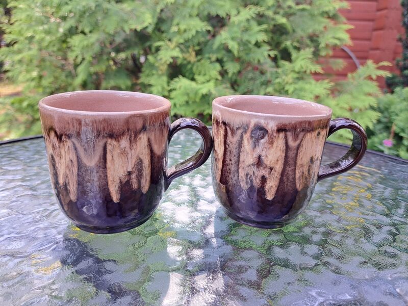 Tējas krūzīšu komplekts 2 personām, glazūra, keramika. Tilpums 250ml (Keram 100)