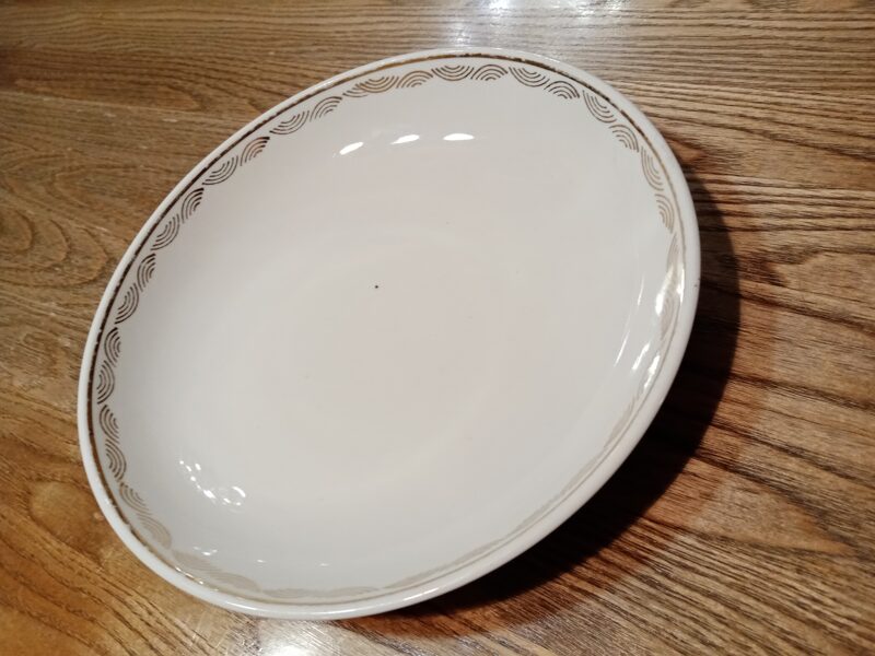 Cepumu bļoda, servīze "Marijka" ar zelta rakstu (Marijka 12)