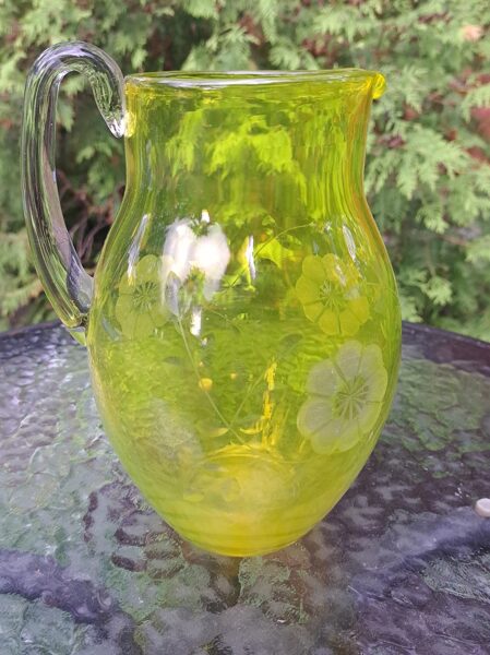 Sulas krūze, dzeltens divkārtains stikls, PSRS (Citi st 86)