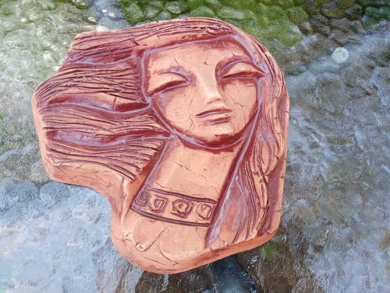 Autordarbs - keramikas panno, autore Valērija Mickēviča (Keram 19)