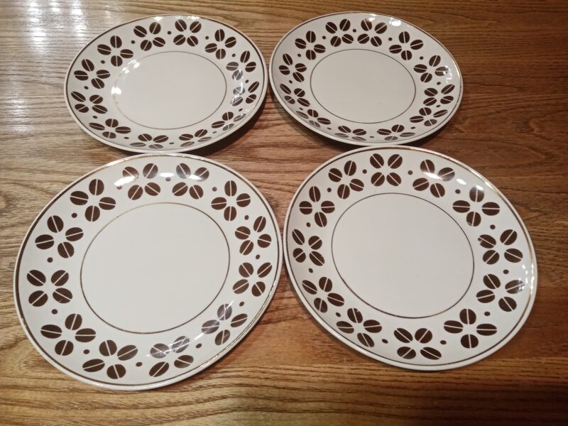 Deserta šķīvis, servīze "Vasara" ar kafijas pupiņām (Vasara 16)