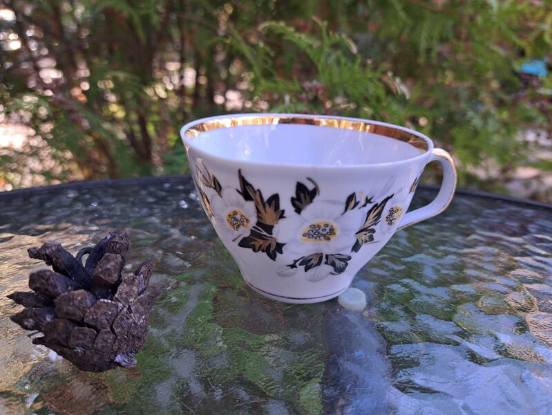 Tase, "Sigulda" ar jasmīnu ar nelieli plakanu nošķēlumu, RPR (Sigulda 102)