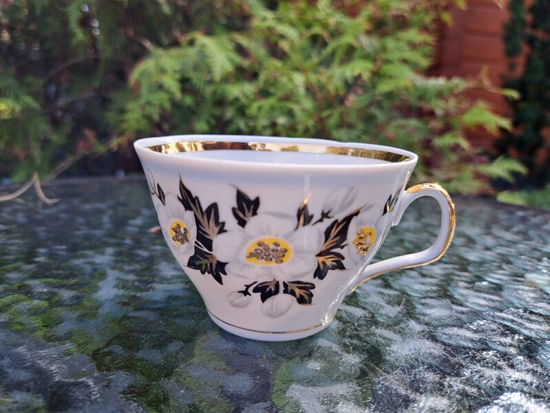 Tase, "Sigulda" ar jasmīnu ar nelielu negludumu gar malu, RPR (Sigulda 105)