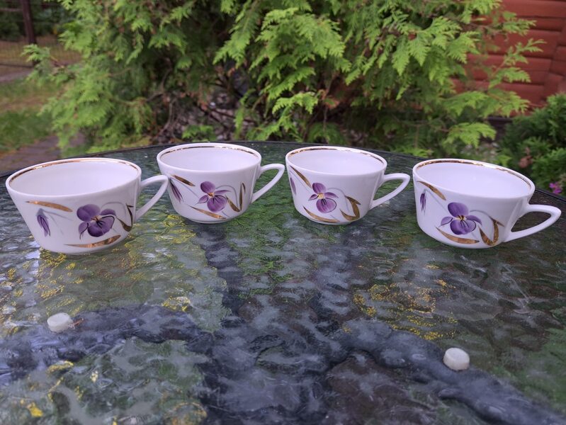 Krūzītes "Vasara" ar vijolītēm, RPR (Vasara 07)