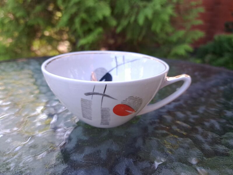 Tase ar zaļu lapu, servīze "Sakta", RPF (Sakta 38)