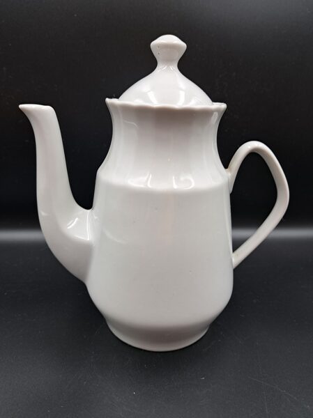 Kafijas kanna pilnīgi balta, kafijas servīze "Māra", RPR (Māra kafijas 41)