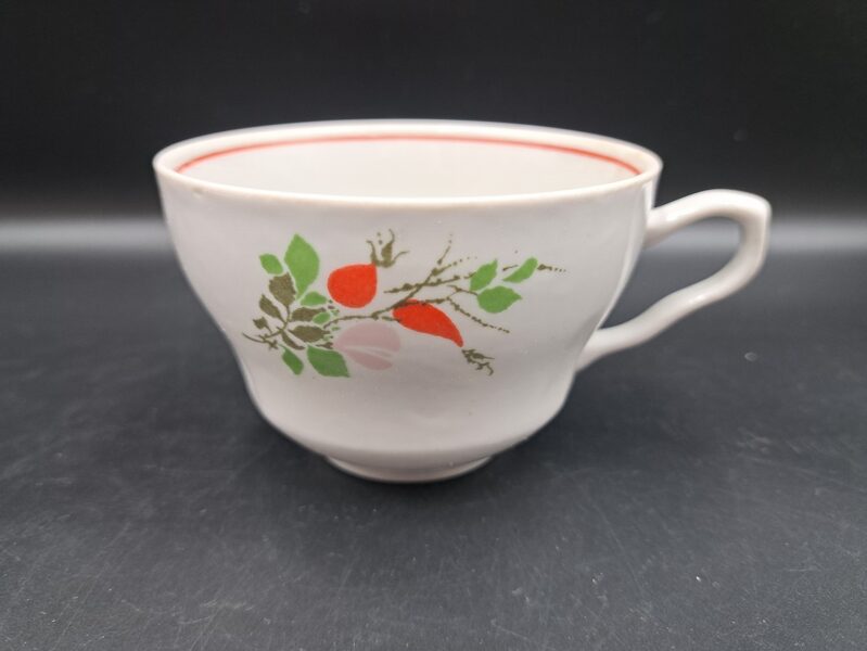 Tējas krūzīte ar pavasara pušķi bez zelta(nav bijis), Baranovka (Baranovka 17)
