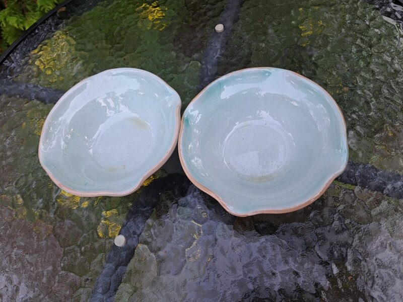 Pelnutrauku komplekts. Gaiši zili, glazūrai ir kraklē (Keram 101)