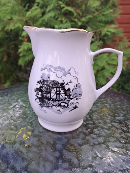 Sulas krūze ar lauku ainavu, plaisa 5,5cm (Krūze 70)