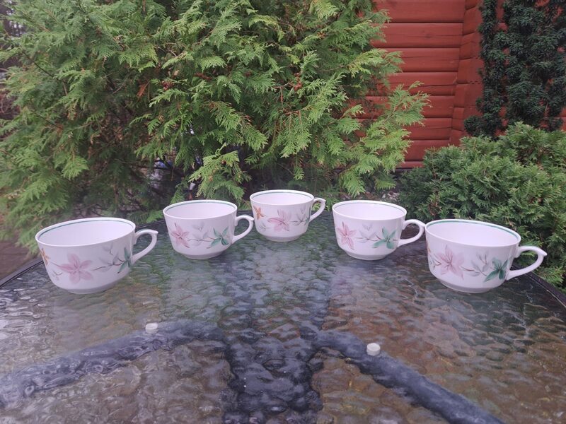 Krūzītes, servīze "Karīna" ar rokas gleznojumu, RPR (Karīna 182)